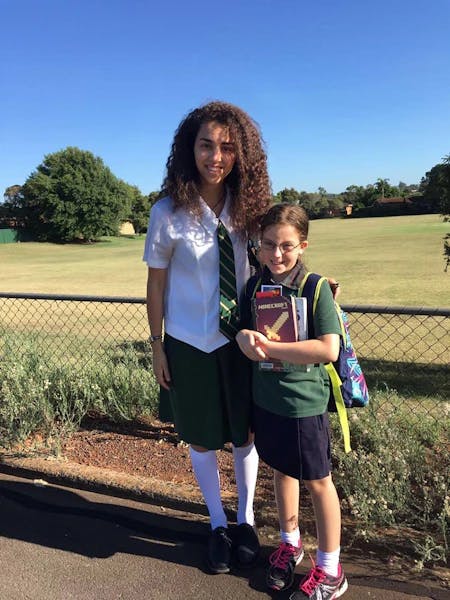 High School Australia - student in school uniform