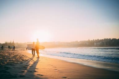 Australia - Sydney Bondi beach surfers