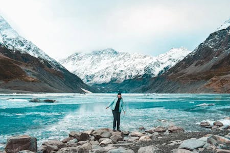 New Zealand snowy landscape