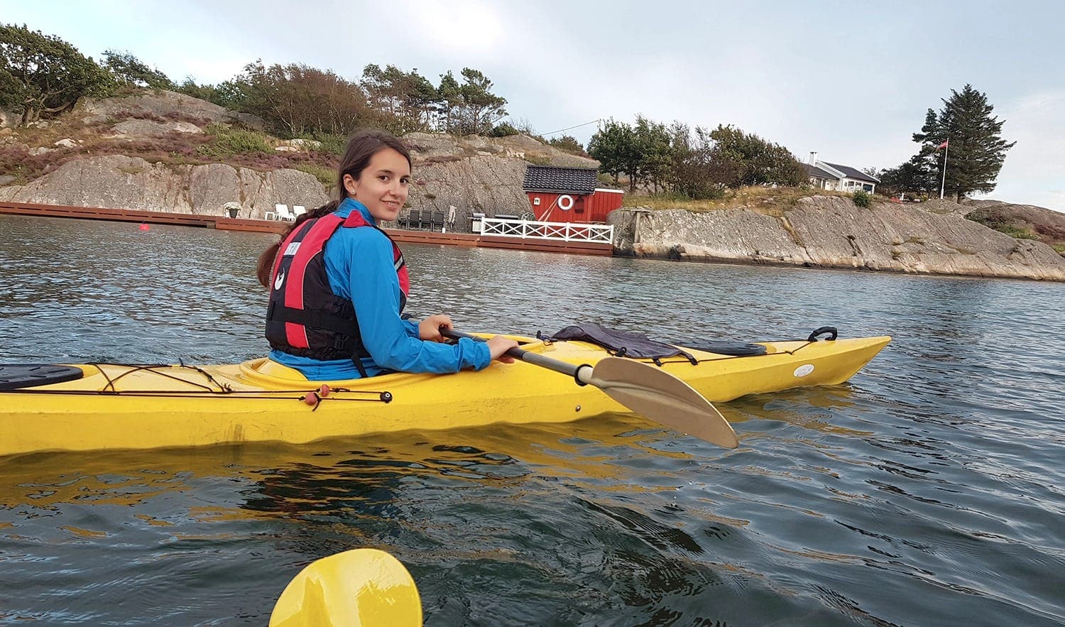 kayaking in Norway